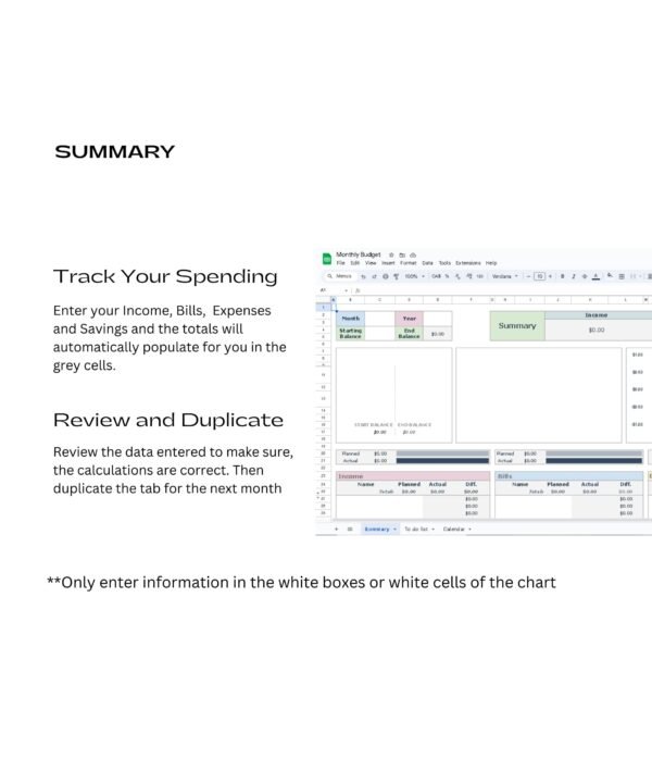 Digital Monthly Planner - Image 2