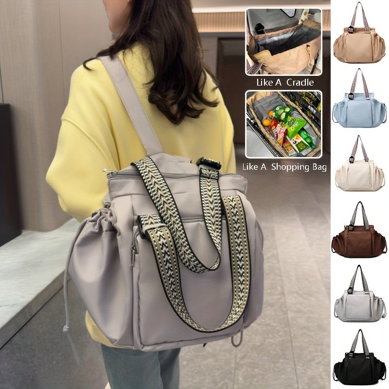 Multifunctional Large Capacity Shopping Shoulder Bags Women Waterproof Travel Handbag